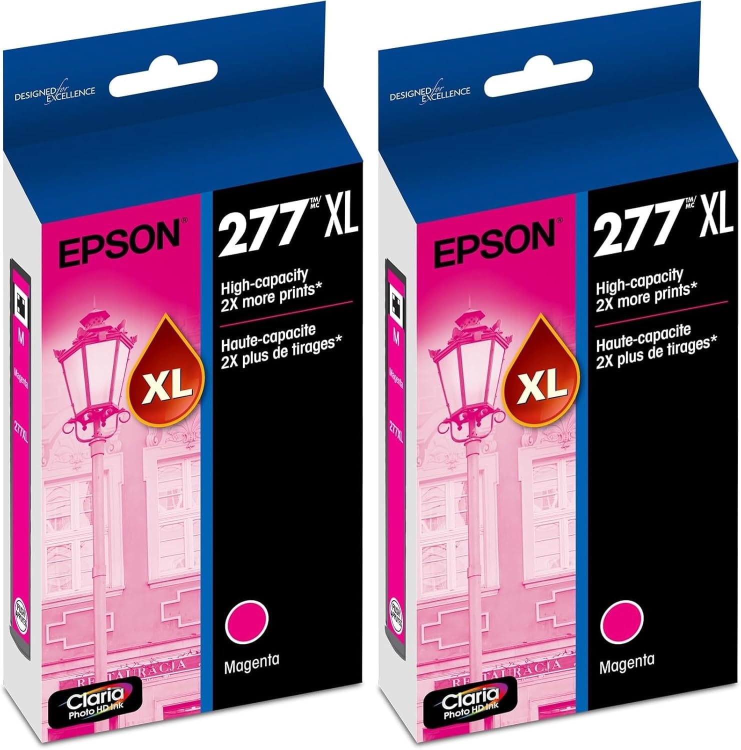 image:imageEPSON 277 Claria Photo HD Ink High Capacity Photo Black Cartridge T277XL120S Works with Expression XP850 860 950 960 970Magenta