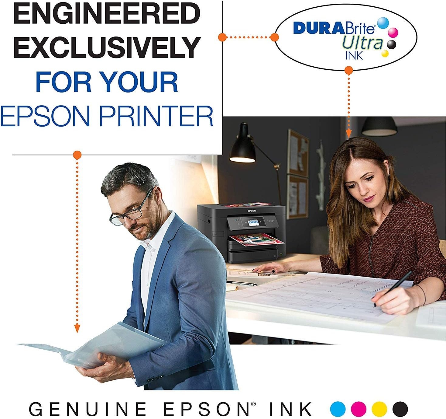 image:imageEPSON 288 DURABrite Ultra Ink Standard Capacity Black Cartridge T288120S Works with Expression XP330 430 434 340 440 4461 Count Pack of 2