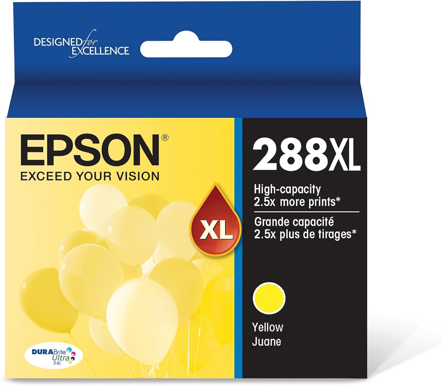 image:imageEpson T288XL120 288XL Expression Home XP330 340 430 434 440 446 Ink Cartridge Black in Retail Packaging amp T288XL420 DURA Ultra Yellow High Capacity Cartridge Ink