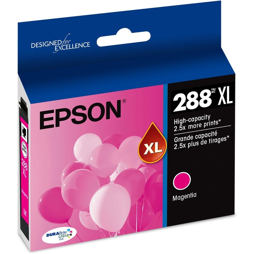 image:imageEPSON 288 DURABrite Ultra Ink High Capacity Magenta Cartridge T288XL320S Works with Expression XP330 430 434 340 440 446Magenta