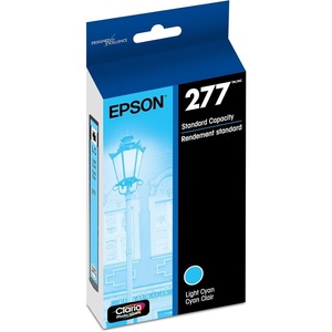 image:imageEpson 277 Claria Photo HD Ink Standard Capacity Light Cyan Cartridge T277520 Works with Expression XP850 860 950 960 9701 Count Pack of 1