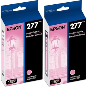 image:imageEpson 277 Claria Photo HD Ink Standard Capacity Light Magenta Cartridge T277620 Works with Expression XP850 860 950 960 9701 Count Pack of 2