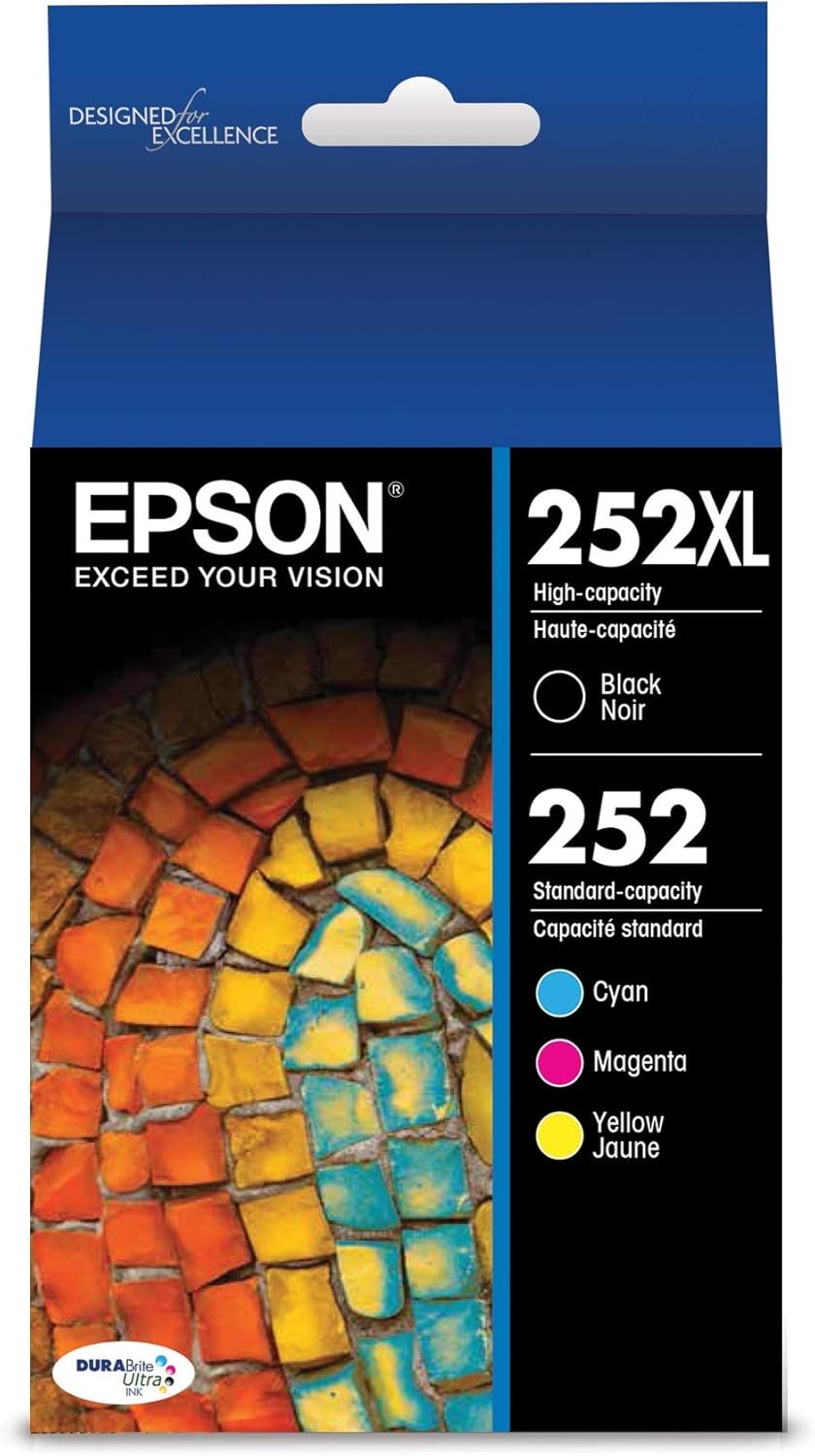 image:imageEpson DURABrite Ultra Ink Cartridge Combo Packs for Workforce PrintersInk  4 Color  Ink  3 Color