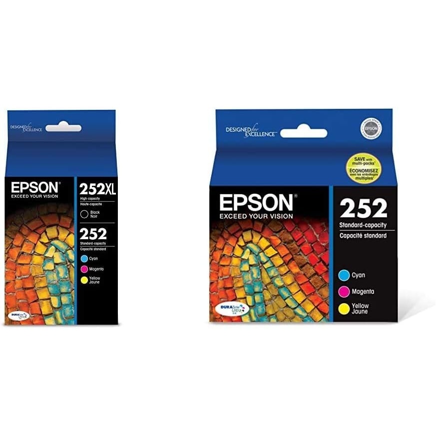 image:imageEpson DURABrite Ultra Ink Cartridge Combo Packs for Workforce PrintersInk  4 Color  Ink  3 Color