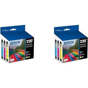 image:imageEPSON 220 DURABrite Ultra Ink Standard Capacity Color Combo Pack T220520S Works with WorkForce WF26302650 2660 2750 2760 and Expression XP320420 424Standard Capacity Pack of 2