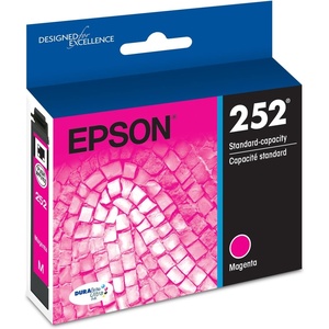 image:imageEPSON 252 DURABrite Ultra Ink Standard Capacity Magenta Cartridge T252320 Works with WorkForce WF3620 3640 7110 7610 7620 7710 7720 72101 Count Pack of 1