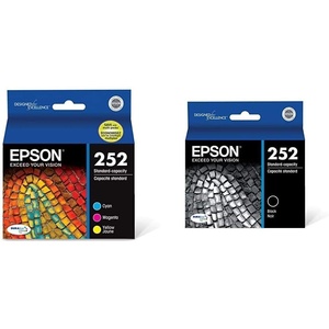 image:imageEpson DURABrite Ultra Ink Combo Pack T252520S and Black Cartridge T252120S Bundle for WF Series Printers