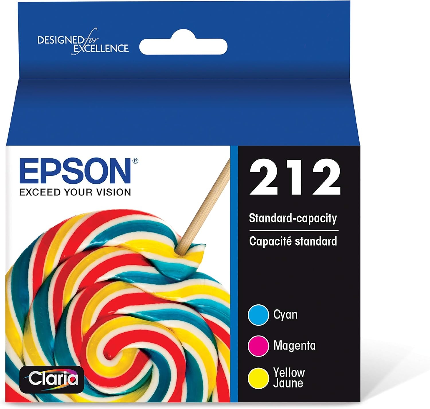 image:imageEPSON 212 Claria Ink Cartridges T212XL120S amp T212520S Bundle for WorkForce WF2830 WF2850 Expression XP4100 XP4105