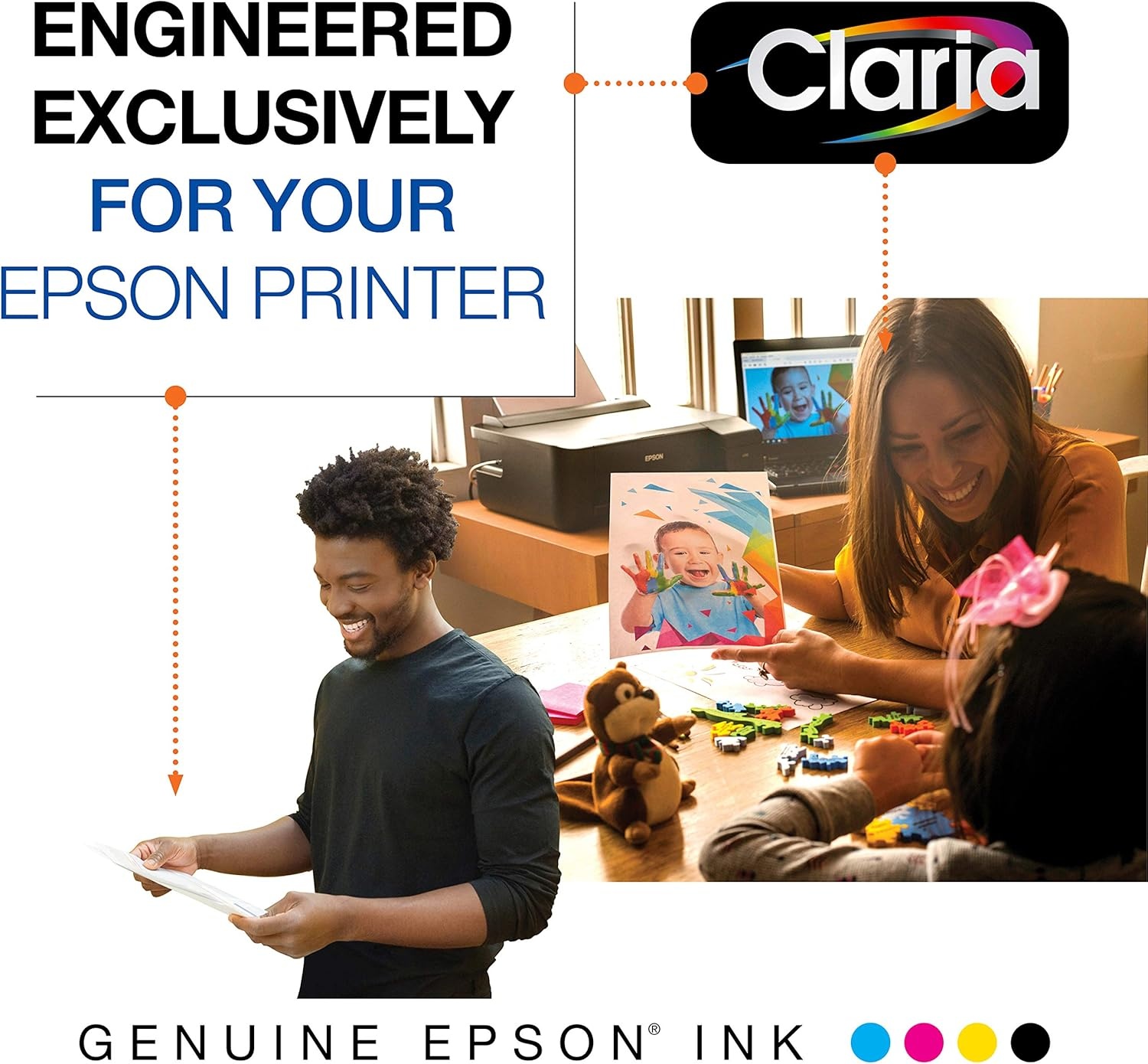 image:imageEPSON 312 Claria Photo HD Ink Standard Capacity Cyan Cartridge T312220S Works with Expression XP8500 8600 8700 150002 Pack