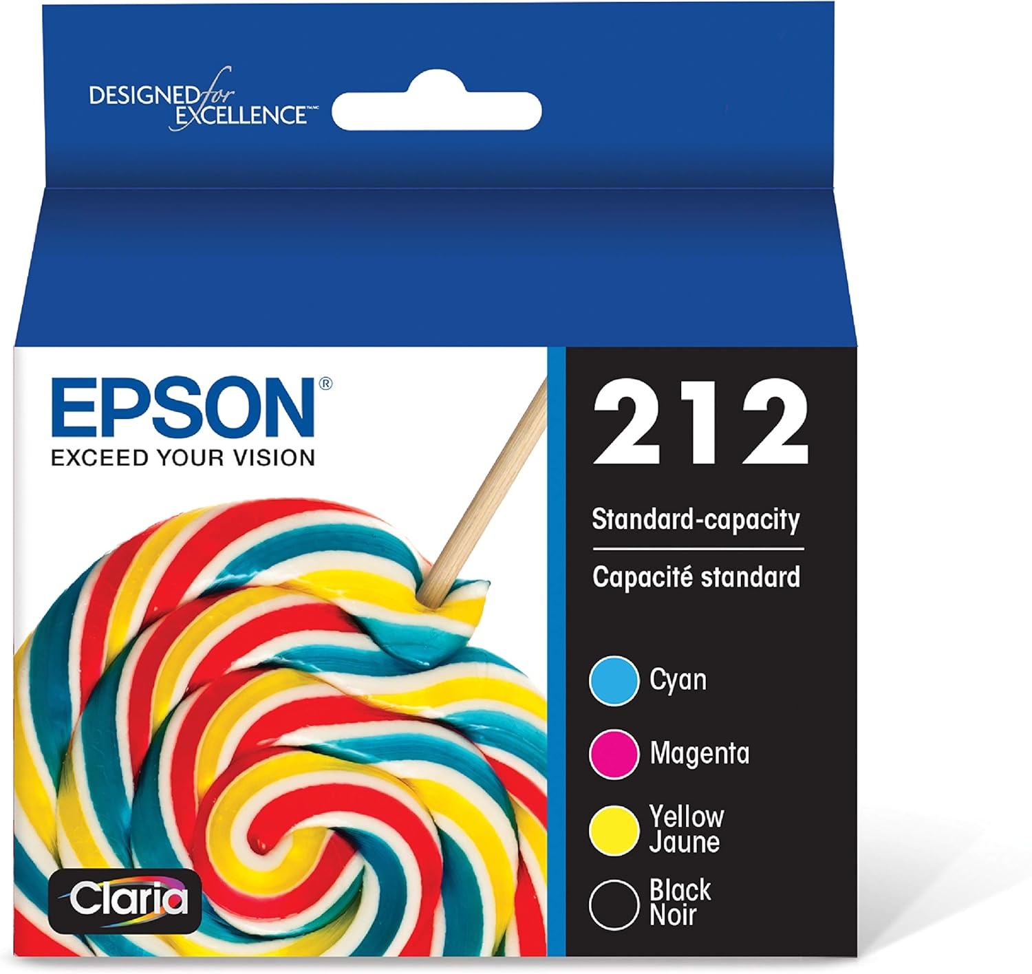 image:imageEpson T212 Claria Standard Capacity Cartridge Ink Black and Color Combo Pack amp T212 Claria Standard Capacity Cartridge Ink Color Combo Pack