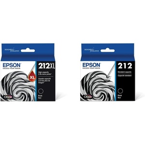 image:imageEPSON 212 Claria Ink Black Cartridge Bundle for WorkForce WF2830 WF2850 Expression XP4100 XP4105 Printers