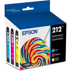 image:imageEPSON 212 Claria Ink Standard Capacity Color Combo Pack T212520S Works with WorkForce WF2830 2850 and Expression XP4100 4105Standard Capacity