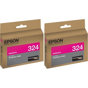 image:imageEpson T324320 Epson UltraChrome HG2 Ink MagentaStandard Pack of 2