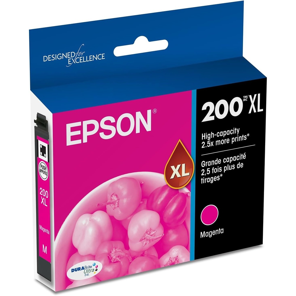 image:imageEpson T200XLBCS DURA Ultra High Capacity Genuine Ink Cartridge Black and Color Combo PackMagenta