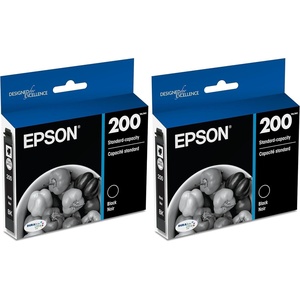 image:imageEpson 200 DURABrite Ultra Ink Standard Capacity Cyan Cartridge T200220S Works with Workforce WF2520 2530 2540 Expression XP200 300 310 400 410