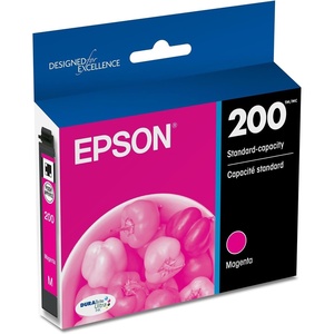 image:imageEpson 200 DURABrite Ultra Ink Standard Capacity Cyan Cartridge T200220S Works with Workforce WF2520 2530 2540 Expression XP200 300 310 400 410Magenta