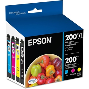image:imageEpson T200XLBCS DURA Ultra High Capacity Genuine Ink Cartridge Black and Color Combo PackBlack and color combo pack