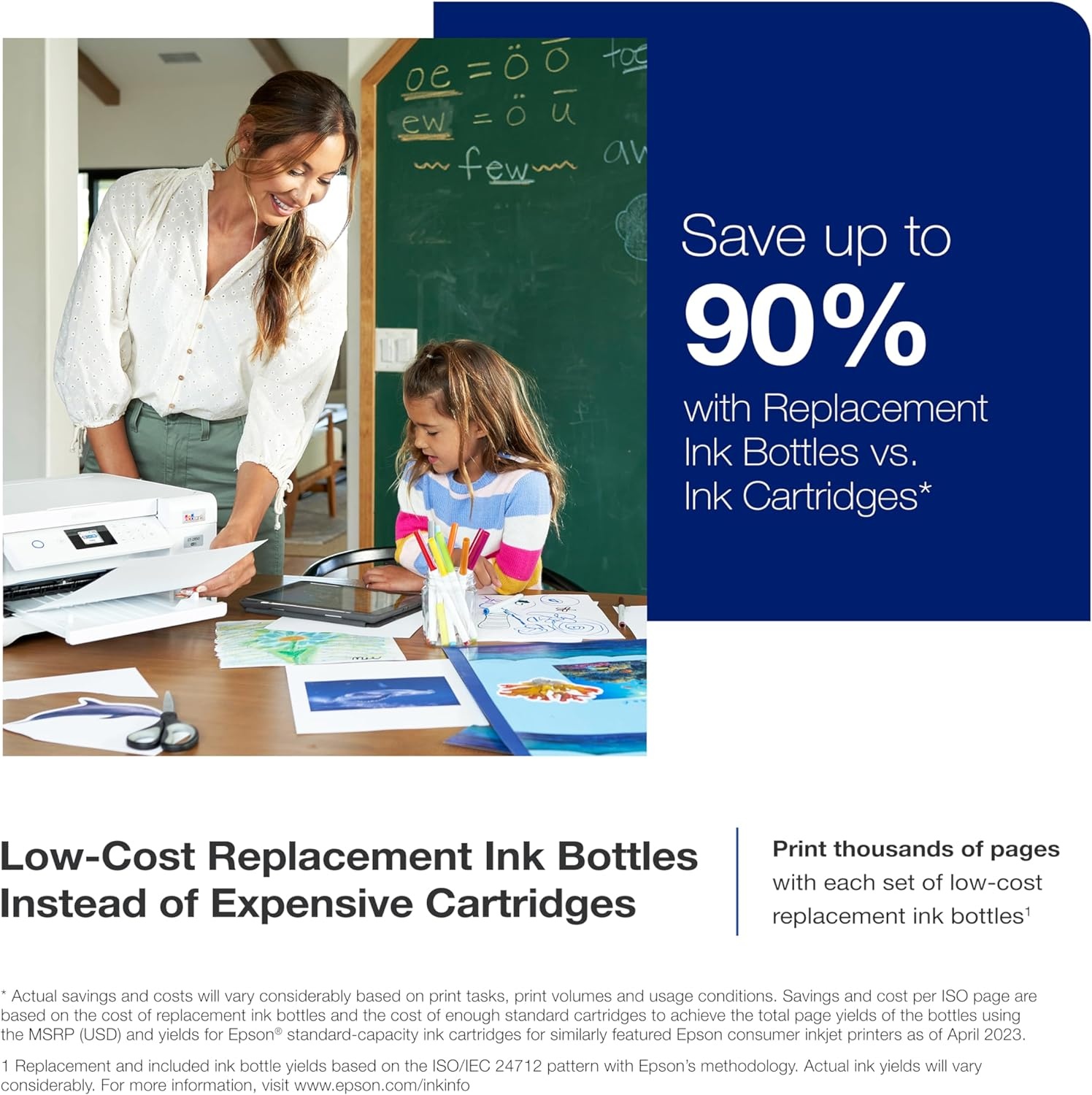 image:imageEpson EcoTank ET2850 Wireless Color AllinOne CartridgeFree Supertank Printer with Scan Copy and Auto 2Sided Printing White MediumWhite