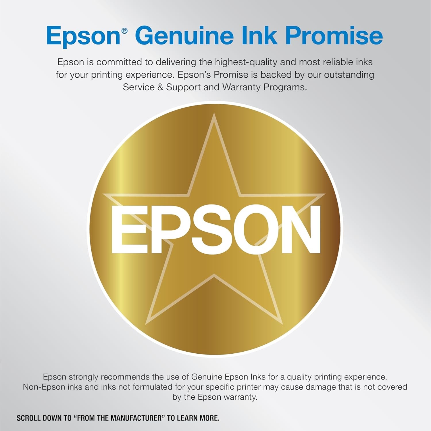 image:imageEpson EcoTank Pro ET5800 Wireless Color AllinOne Supertank Printer with Scanner Copier Fax and Ethernet WhiteET5850 Renewed