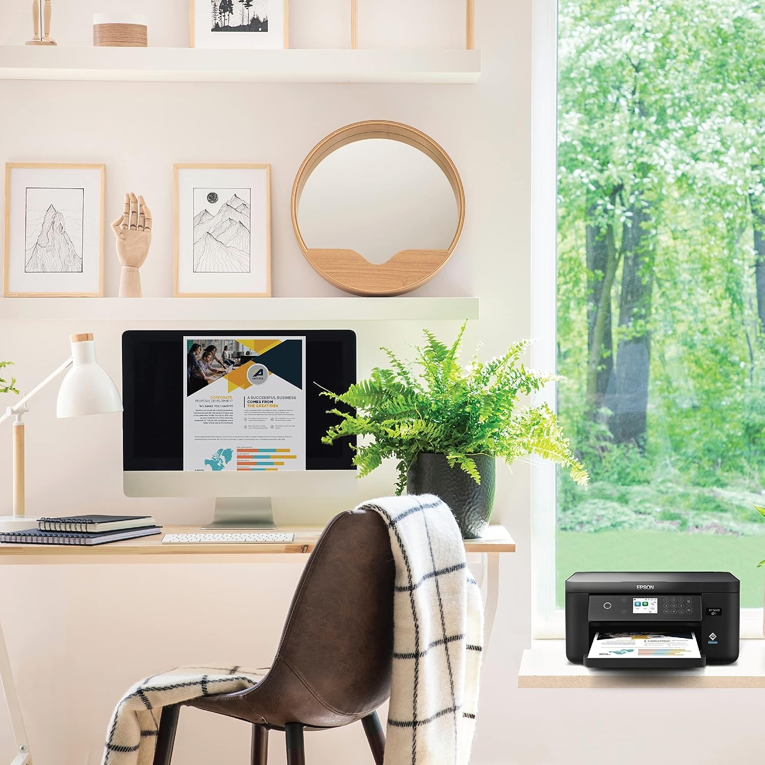 image:imageEpson Expression Home XP4200 Wireless Color AllinOne Printer with Scan Copy Automatic 2Sided Printing Borderless Photos and 24 Colorfull Display BlackXP5200