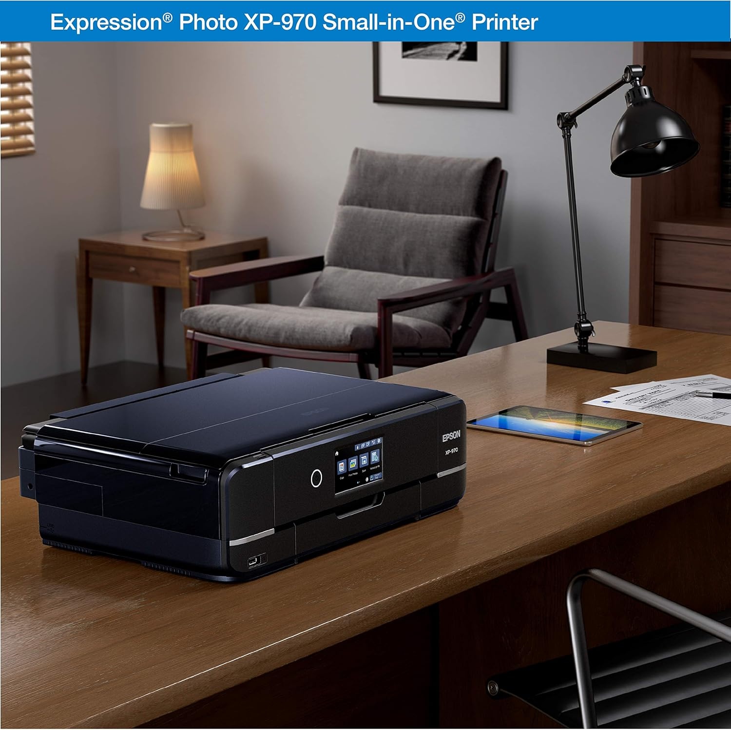image:imageEpson Expression Photo XP970 Wireless Color Photo Printer with Scanner and Copier BlackExpression Photo XP970
