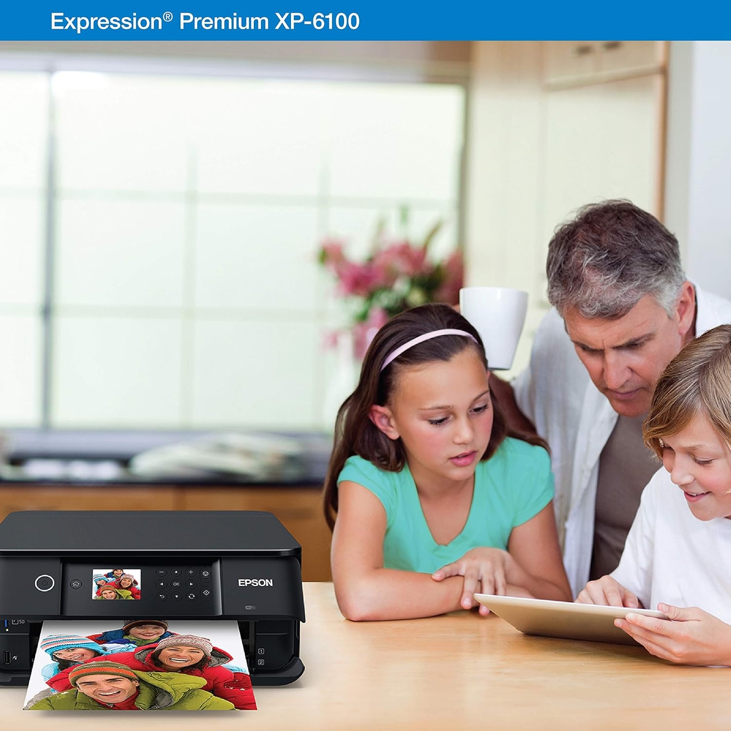 image:imageEpson Expression Premium XP7100 Wireless Color Photo Printer with ADF Scanner and Copier Black SmallXP6100