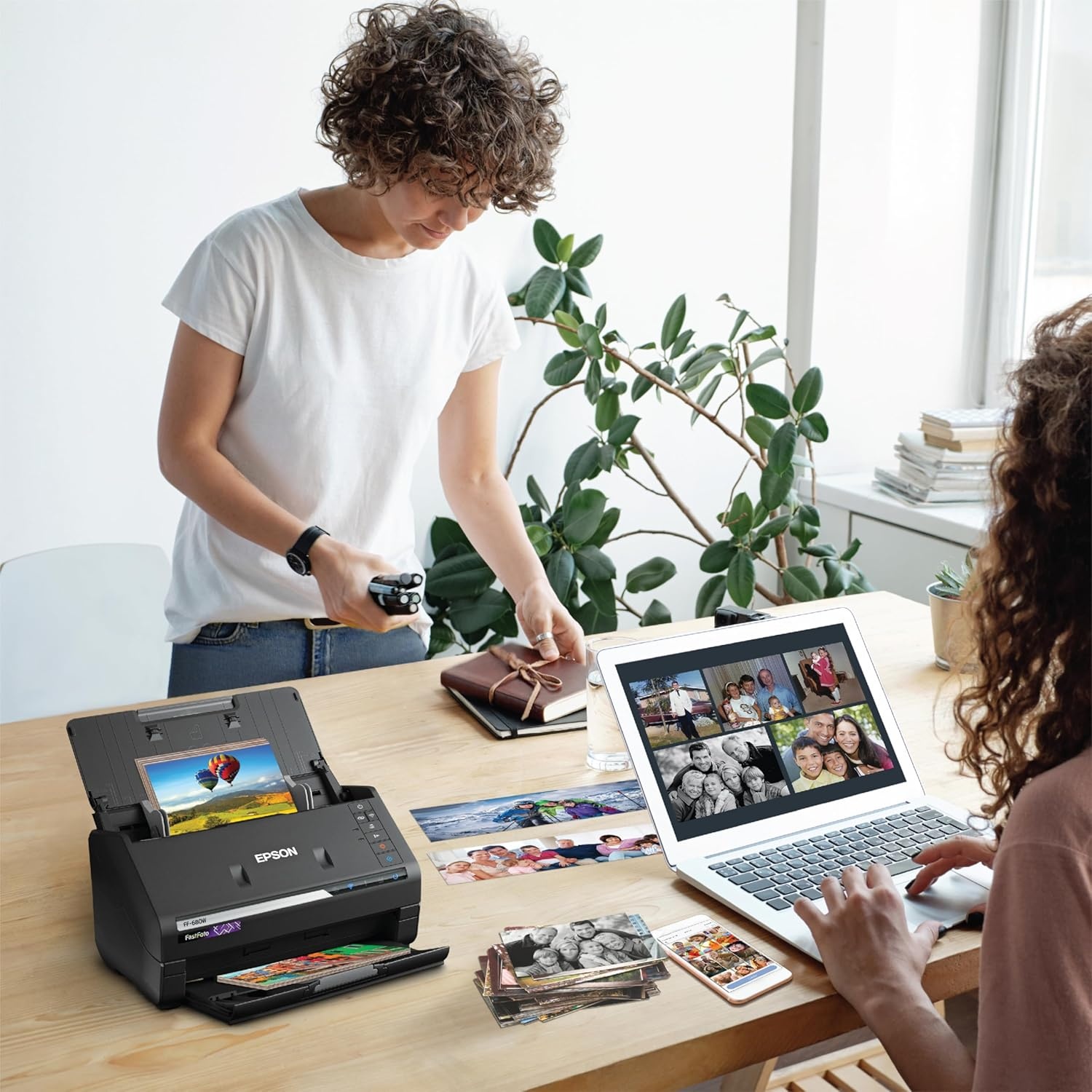 image:imageEpson FastFoto FF680W Wireless HighSpeed Photo and Document Scanning System Black