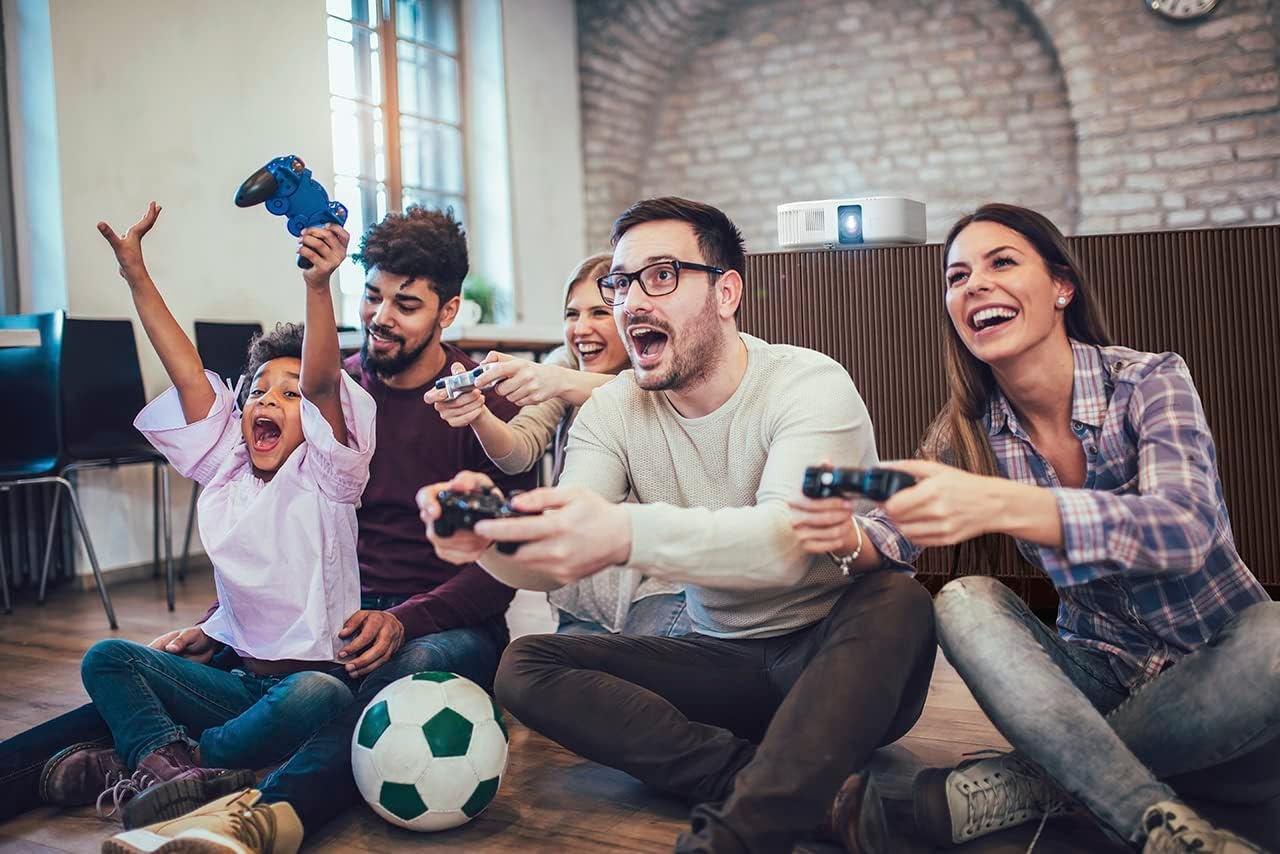 image:imageEpson Home Cinema 2350 4K PROUHD Smart Gaming Projector with Android TV 3Chip 3LCD HDR10 HLG 2800 Lumens Low Latency 10 W Speaker Bluetooth Streaming CapabilityGaming Projector