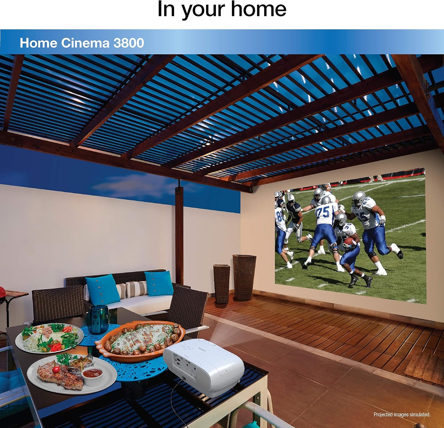image:imageEpson Home Cinema 3800 4K PROUHD 3Chip Projector with HDRHome Cinema 3800