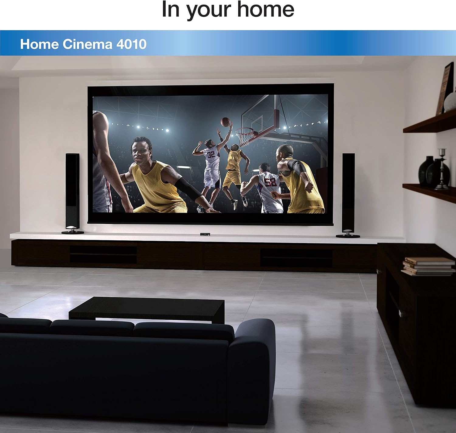 image:imageEpson Home Cinema 4010 4K PROUHD 1 3Chip Projector with HDRHC 4010 Renewed