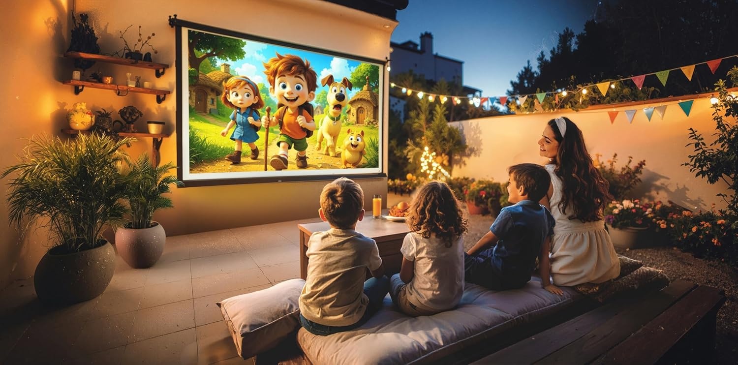 image:imageEpson Lifestudio Flex Full HD Portable Lifestyle Projector 700 Lumens of Color and White Brightness Sound by Bose Projection Studio App Stand Google TV 3Chip 3LCD Triple Core EngineGrey
