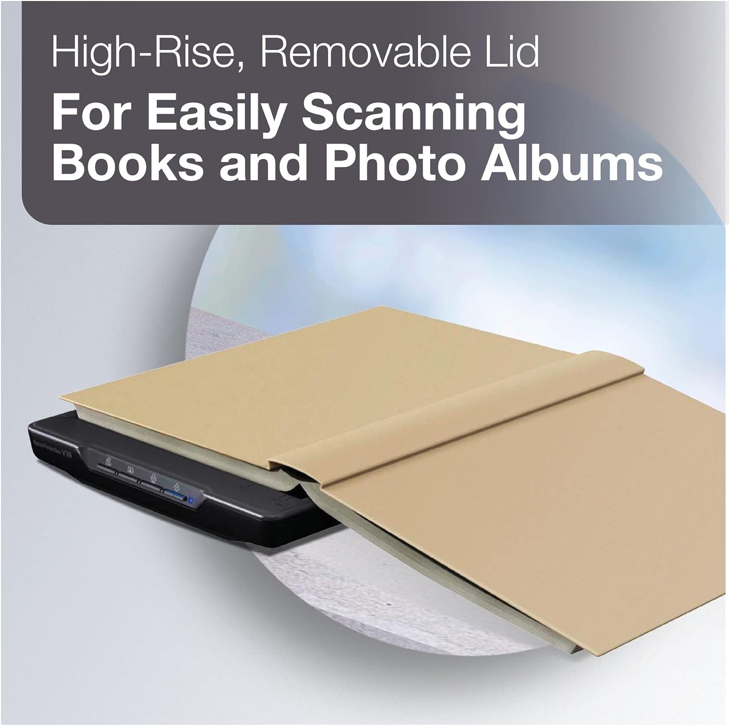 image:imageEpson Perfection V39 II Color Photo and Document Flatbed Scanner with 4800 dpi Optical Resolution Scan to Cloud USB Power and HighRise Removable LidPerfection V39