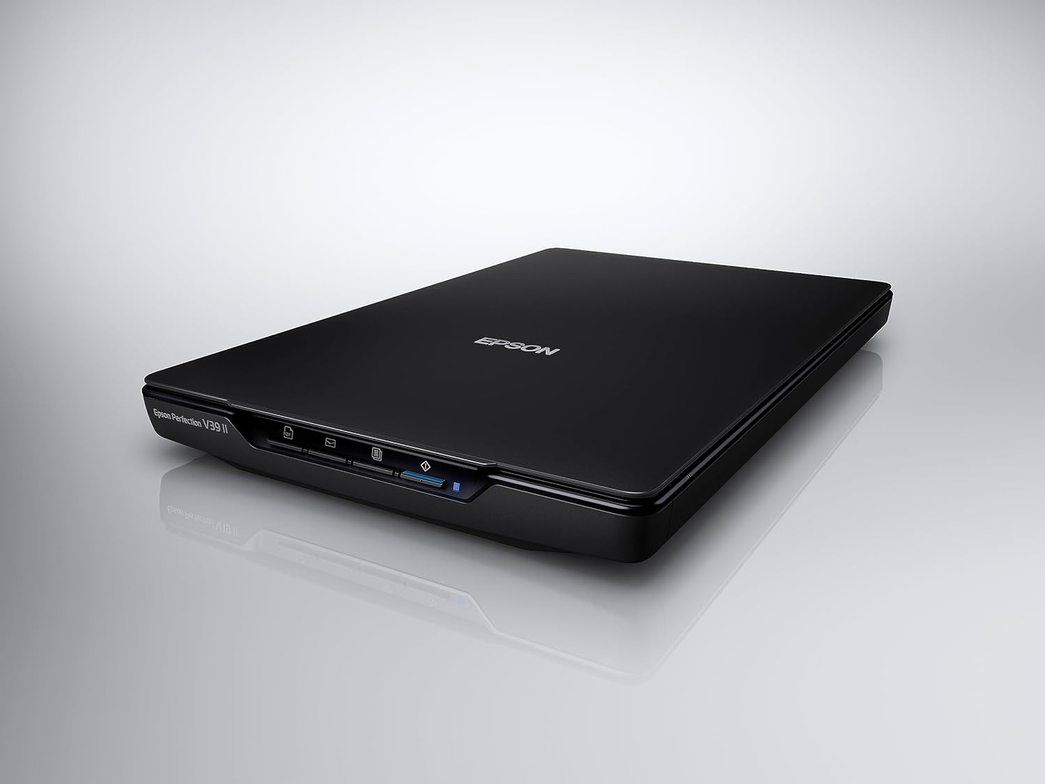 image:imageEpson Perfection V39 II Color Photo and Document Flatbed Scanner with 4800 dpi Optical Resolution Scan to Cloud USB Power and HighRise Removable LidPerfection V39 II