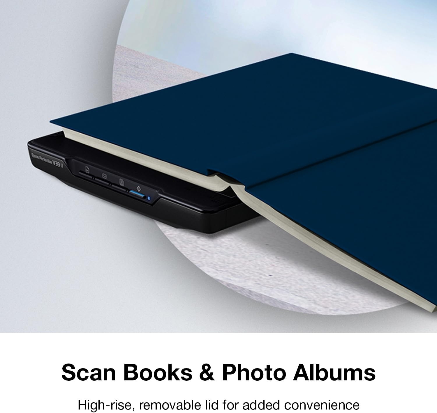 image:imageEpson Perfection V39 II Color Photo and Document Flatbed Scanner with 4800 dpi Optical Resolution Scan to Cloud USB Power and HighRise Removable LidPerfection V39 II