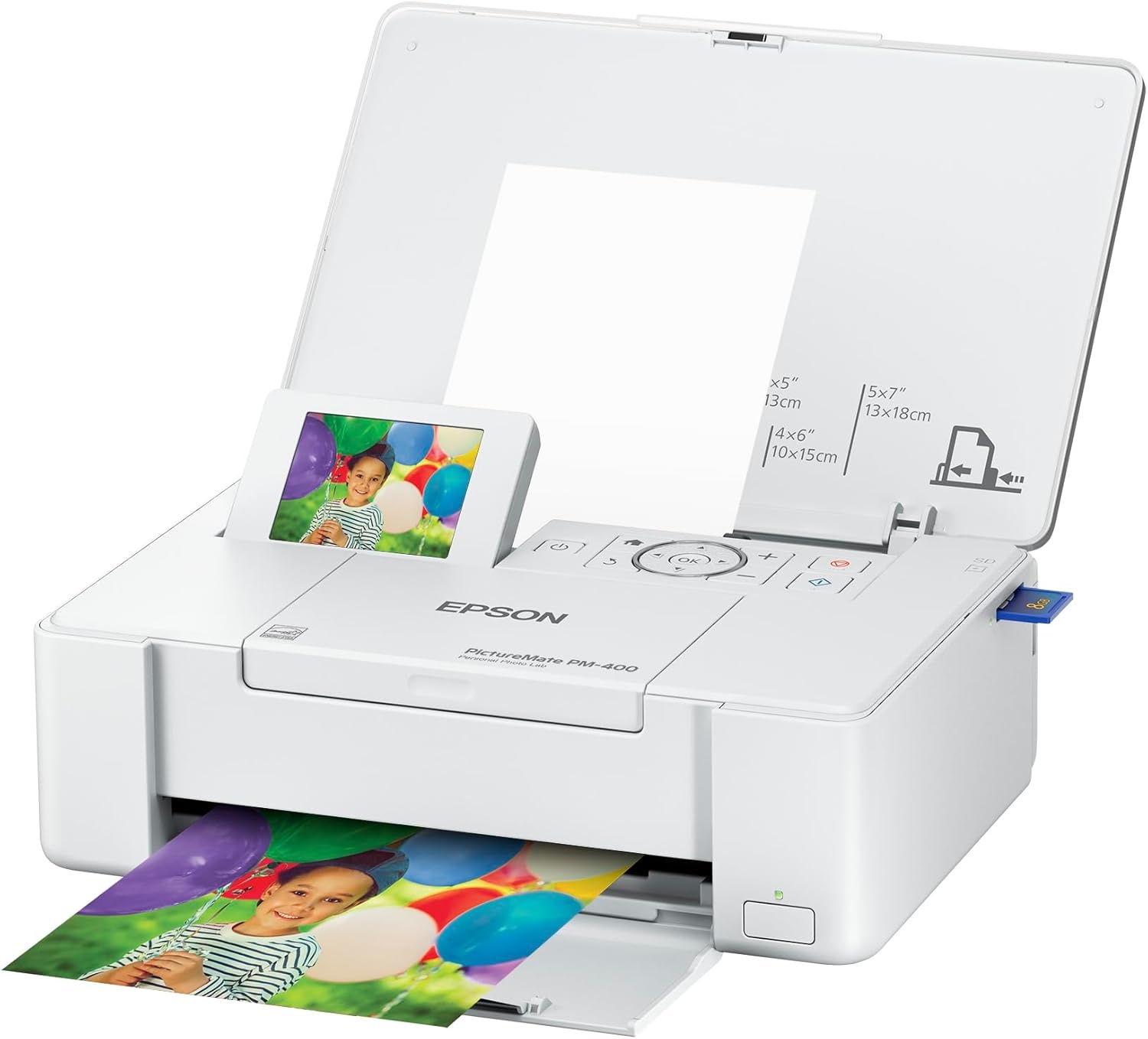 image:imageEpson PictureMate PM400 Wireless Compact Color Photo Printer white