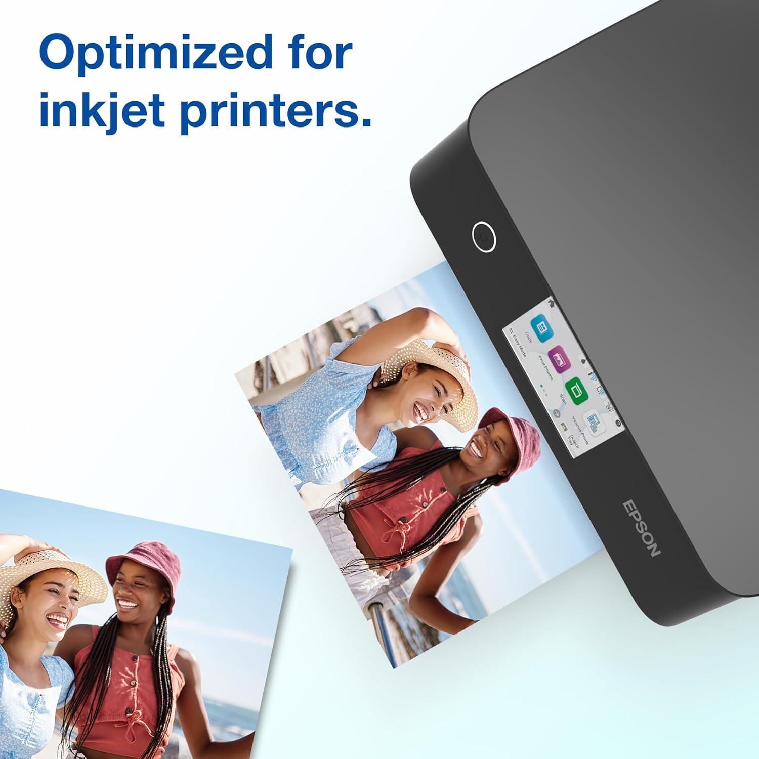 image:imageEpson Premium Photo Paper SemiGloss 85 x 11 Inches 20 Sheets S041331