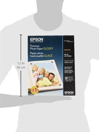 image:imageEpson Premium Photo Paper Super B size 11 x 17 Inches 20 sheets S041290 glossy finish85x11 Inches
