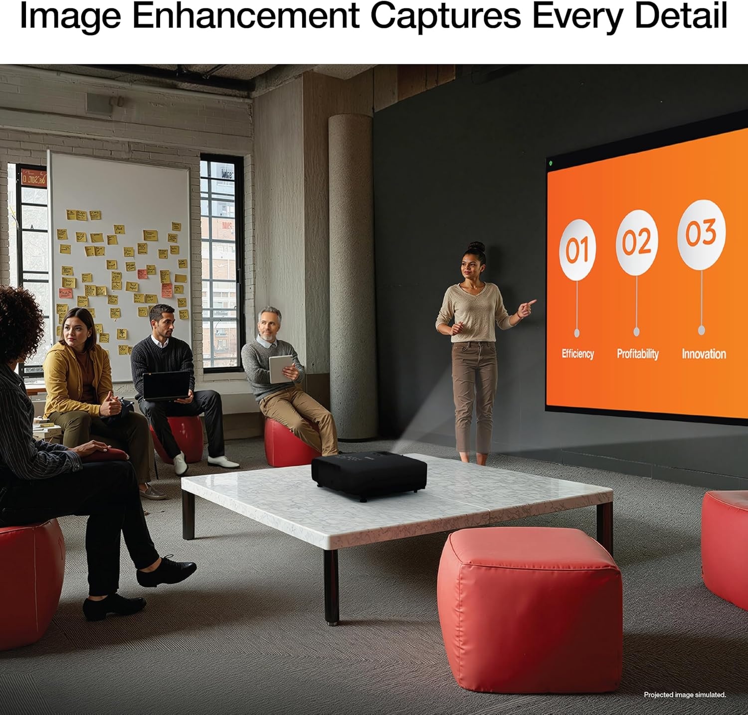 image:imageEpson Pro EX9270 Wireless 1080p 3LCD Projector 4100 Lumens Color and White Brightness Apple AirPlay Miracast Stream from Phone or Laptop 2 HDMI Ports 16x Optical Zoom BuiltIn SpeakerNew Model