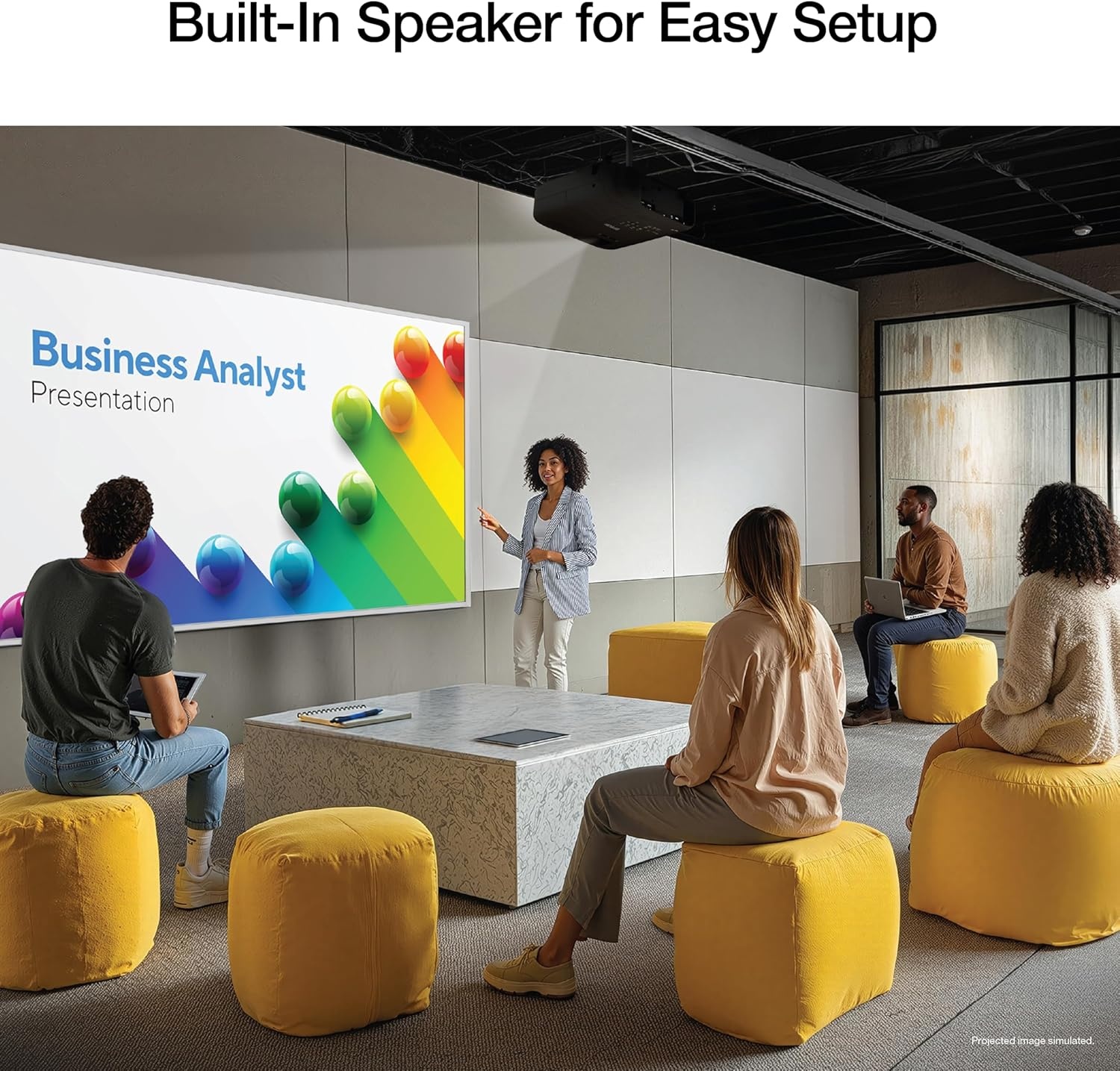 image:imageEpson Pro EX9270 Wireless 1080p 3LCD Projector 4100 Lumens Color and White Brightness Apple AirPlay Miracast Stream from Phone or Laptop 2 HDMI Ports 16x Optical Zoom BuiltIn SpeakerNew Model