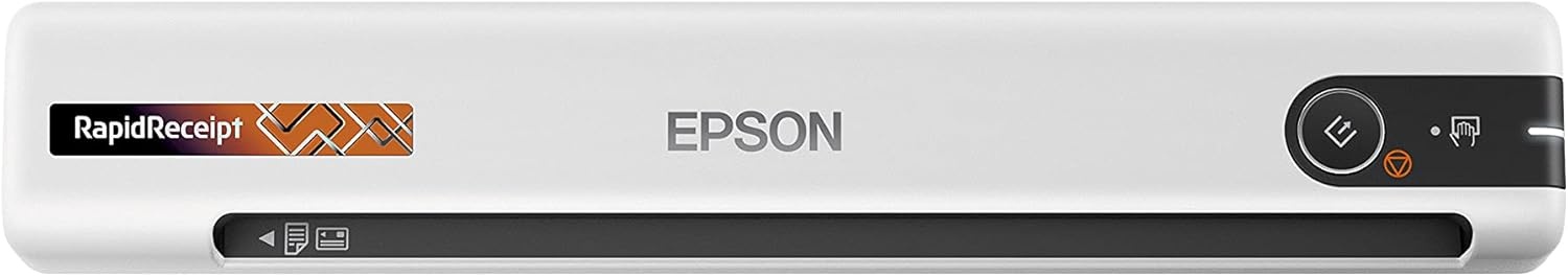 image:imageEpson RapidReceipt RR60 Mobile Tax Receipt and Color Document Scanner with Complimentary Data Management Software for PC amp Mac