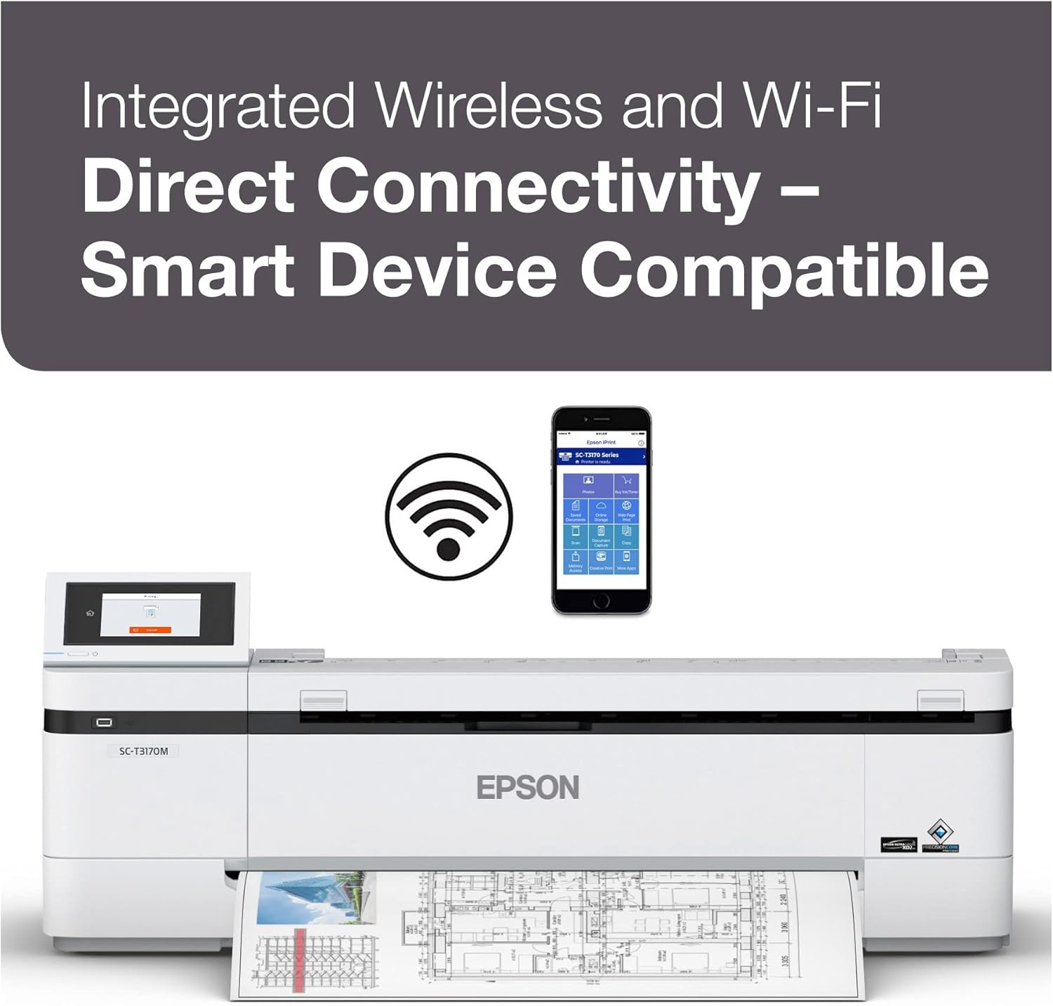 image:imageEpson SureColor T5170 36 Wireless PrinterEpson T3170M 24 Printer