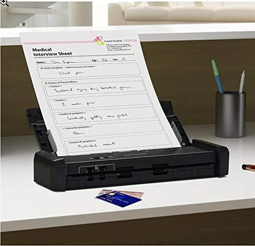 image:imageEpson Workforce ESC220 Compact Desktop Document Scanner 2Sided Scanning ADF for PC and MacES200