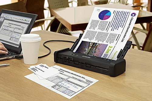image:imageEpson Workforce ESC220 Compact Desktop Document Scanner 2Sided Scanning ADF for PC and MacES200
