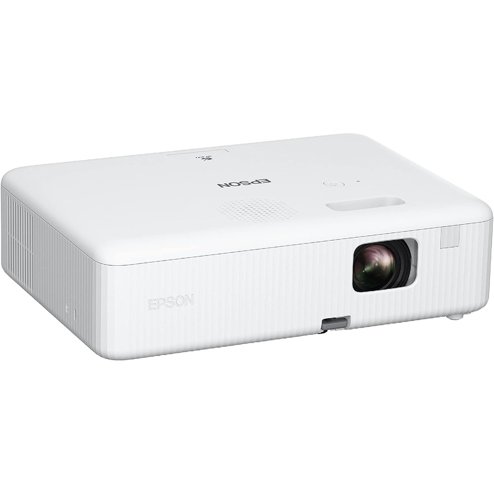 image:imageEpson EpiqVision Flex COFH02 Full HD 1080p Smart Streaming Portable Projector 3Chip 3LCD 3000 Lumen ColorWhite Brightness Android TV Bluetooth 5W Speaker Home EntertainmentCOW01