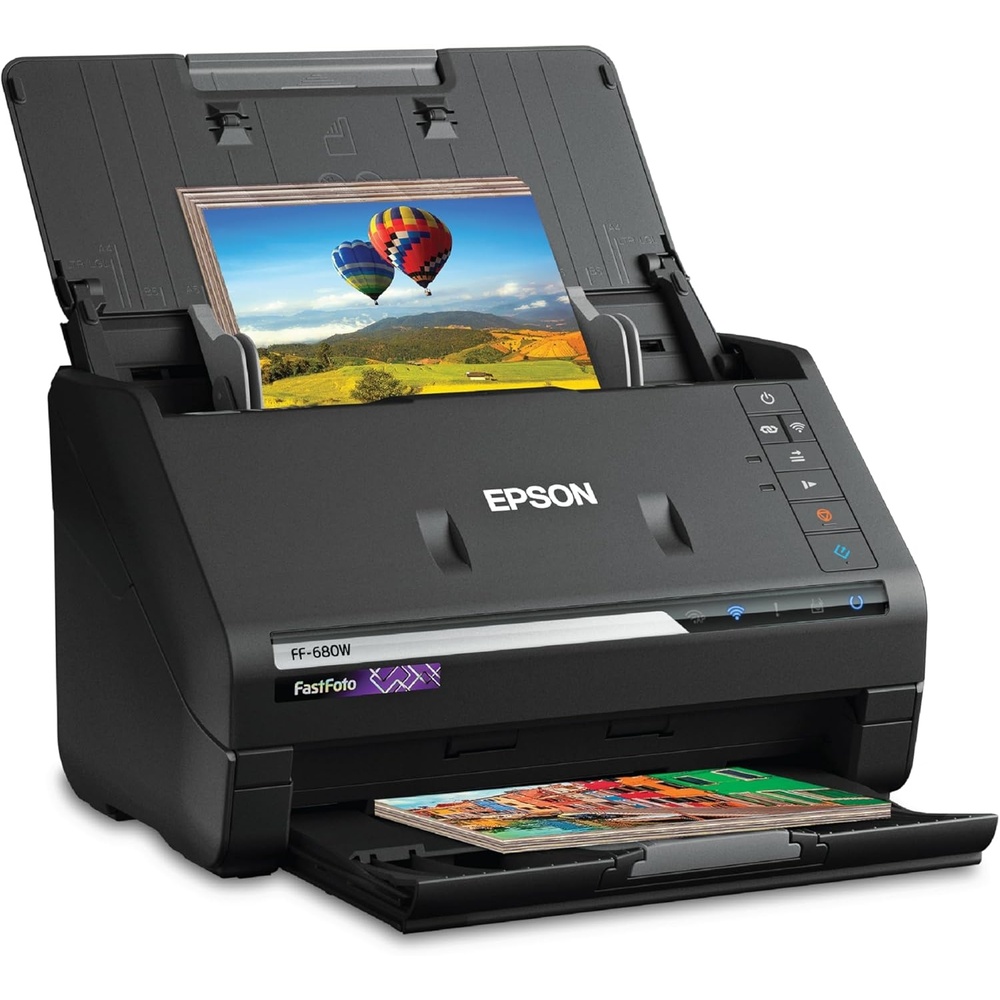 image:imageEpson FastFoto FF680W Wireless HighSpeed Photo and Document Scanning System Black