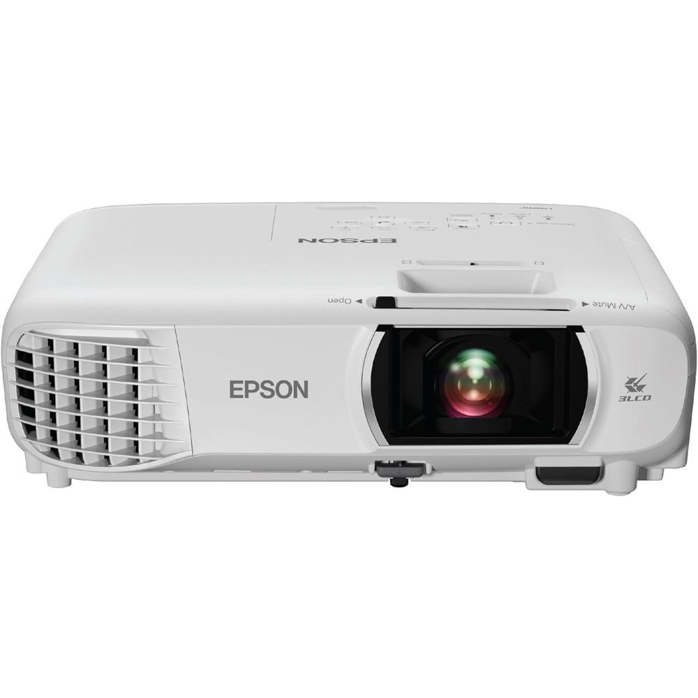 image:imageEpson Home Cinema 980 3Chip 3LCD 1080p Projector 4000 Lumens Color and White Brightness StreamingGaming Media Room BuiltIn Speaker Auto Picture Skew 160001 Contrast 2 HDMI Ports1100