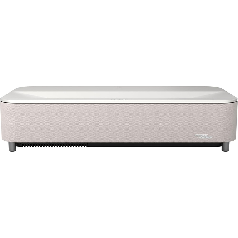 image:imageEpson Lifestudio Grand Plus Ultra Short Throw Laser Projector 4000 Lumens of Color and White Brightness 4K Display Technology Sound by Bose and BuiltIn Google TV 3Chip 3LCD Technology WhiteWhite
