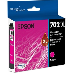 image:imageEPSON 702 DURABrite Ultra Ink High Capacity Yellow Cartridge T702XL420 Works with WorkForce WF3720 3730 3733Magenta