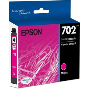 image:imageEPSON 702 DURABrite Ultra Ink Standard Capacity Magenta Cartridge T702320S Works with WorkForce Pro WF3720 3730 3733 Pack of 11 Count Pack of 1