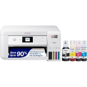 image:imageEpson EcoTank ET2850 Wireless Color AllinOne CartridgeFree Supertank Printer with Scan Copy and Auto 2Sided Printing  White MediumWhite